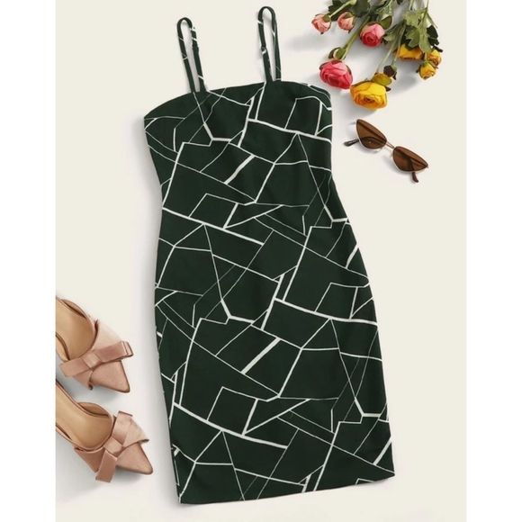 NWOT Shein spaghetti strap bodycon dress - Picture 1 of 6